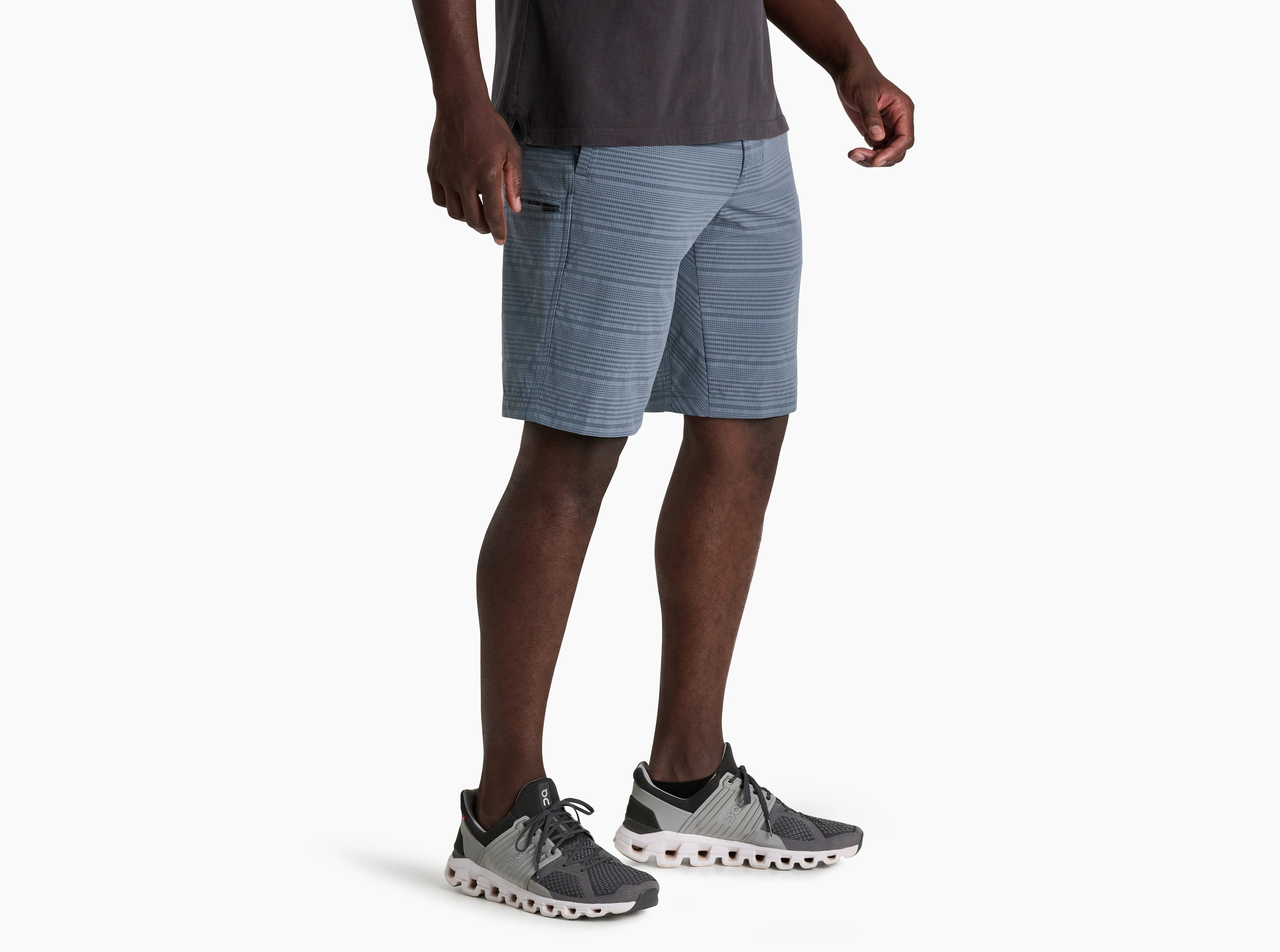 CHARCOAL BLUE STRIPE